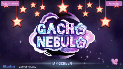 Screenshot of the application Gacha Nebula - #1