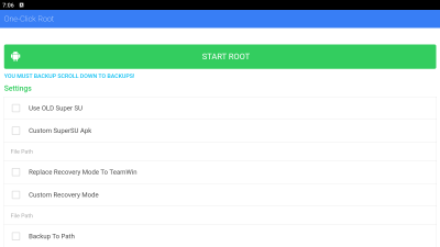 Screenshot of the application One Click Root - #1