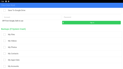Screenshot of the application One Click Root - #2