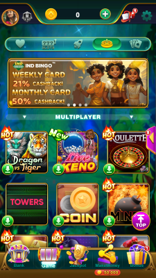 Screenshot of the application Ind Bingo - #5