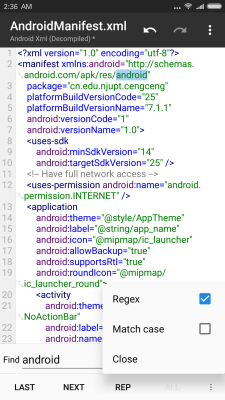 Screenshot of the application MT Manager - #5