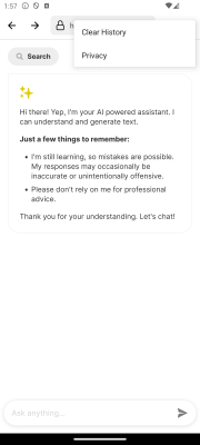 Screenshot of the application Taktak - #4