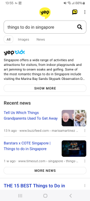 Screenshot of the application Yep - #3