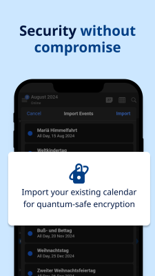 Screenshot of the application Tuta Calendar - #4