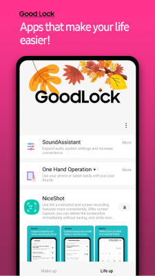 Screenshot of the application Samsung Good Lock - #2