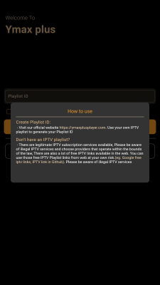 Screenshot of the application Ymax Plus - #3