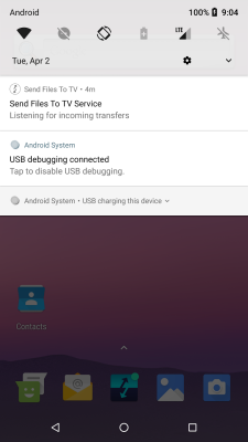 Screenshot of the application Send files to TV - #5