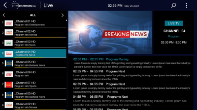 Screenshot of the application IPTV Smarters Pro - #3