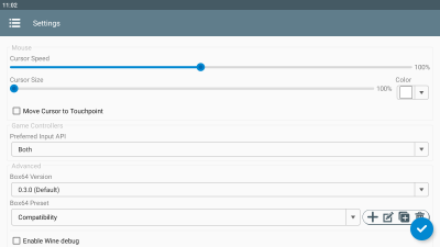 Screenshot of the application Winlator - #5