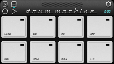 Screenshot of the application Drum Machine - Pad & Sequencer - #1