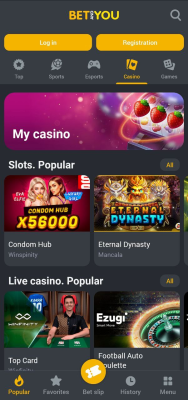 Screenshot of the application Betandyou APP - #3