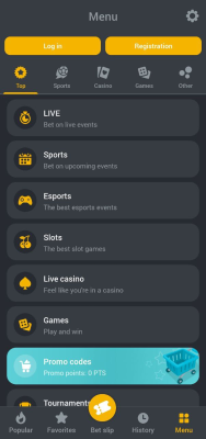 Screenshot of the application Betandyou APP - #5