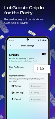 Screenshot of the application Partiful - #6