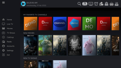 Screenshot of the application XCIPTV PLAYER - #2