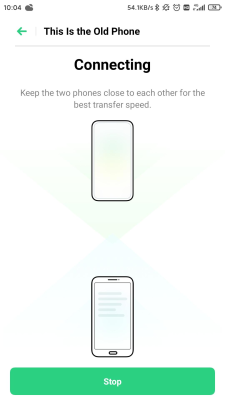 Screenshot of the application OPPO Clone Phone - #3