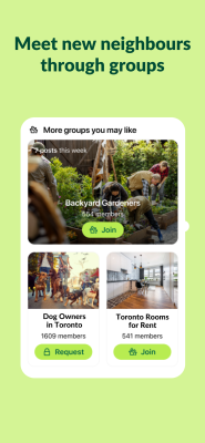 Screenshot of the application Nextdoor - #3
