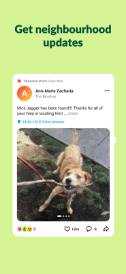 Screenshot of the application Nextdoor - #6