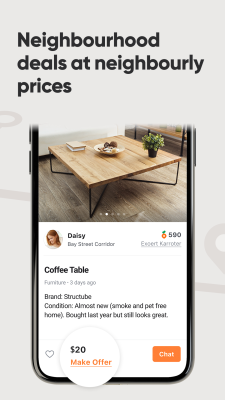 Screenshot of the application Karrot - #4