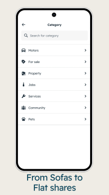 Screenshot of the application Gumtree - #5