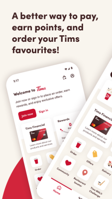 Screenshot of the application Tim Hortons - #1