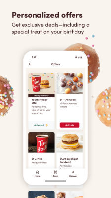 Screenshot of the application Tim Hortons - #4