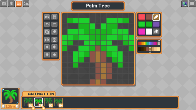 Screenshot of the application Bloxels - #8