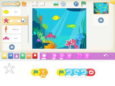 Screenshot of the application ScratchJr - #2