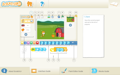 Screenshot of the application ScratchJr - #6