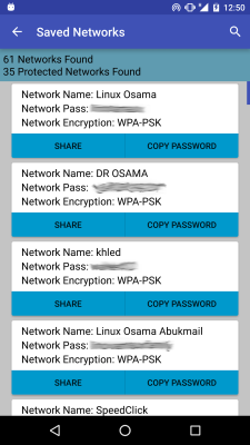 Screenshot of the application AndroDumpper - #6