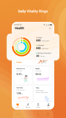 Screenshot of the application My Health - #1