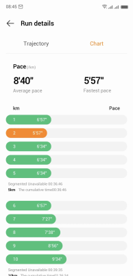 Screenshot of the application My Health - #7