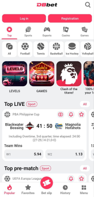Screenshot of the application DBbet APK - #6