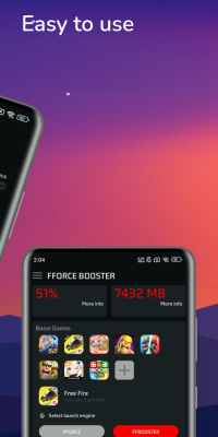 Screenshot of the application FForce Booster - #2