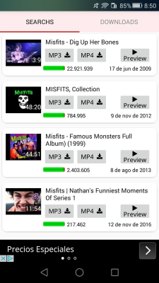 Screenshot of the application YT3 Music Downloader - #1