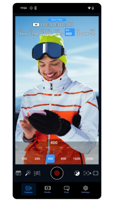 Screenshot of the application Blackmagic Camera - #3