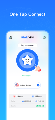 Screenshot of the application Star VPN - #3