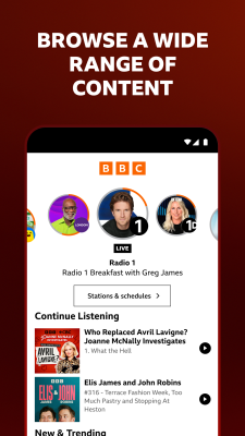 Screenshot of the application BBC Sounds - #4