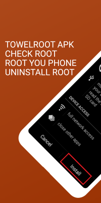 Screenshot of the application Towelroot - #1