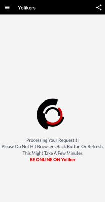 Screenshot of the application Yolikers - #5