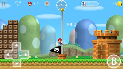 Screenshot of the application Super Mario 2 HD - #4