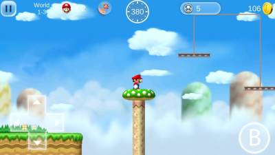 Screenshot of the application Super Mario 2 HD - #6
