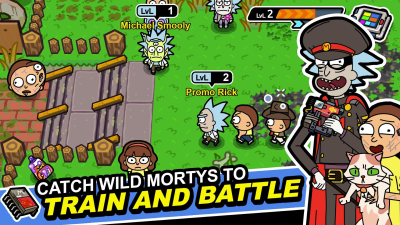 Screenshot of the application Rick and Morty: Pocket Mortys - #1