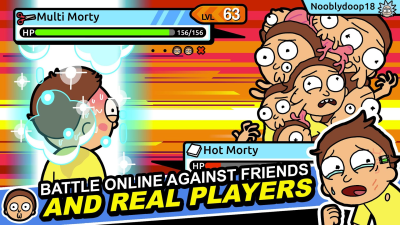 Screenshot of the application Rick and Morty: Pocket Mortys - #2