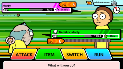Screenshot of the application Rick and Morty: Pocket Mortys - #6