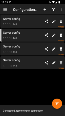 Screenshot of the application v2rayNG - #3