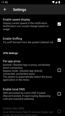 Screenshot of the application v2rayNG - #6