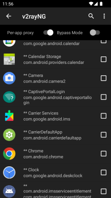 Screenshot of the application v2rayNG - #8