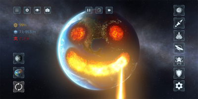 Screenshot of the application Solar Smash MOD - #1