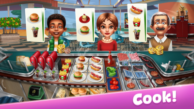 Screenshot of the application Cooking Fever MOD - #1