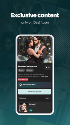 Screenshot of the application Dashtoon - #3